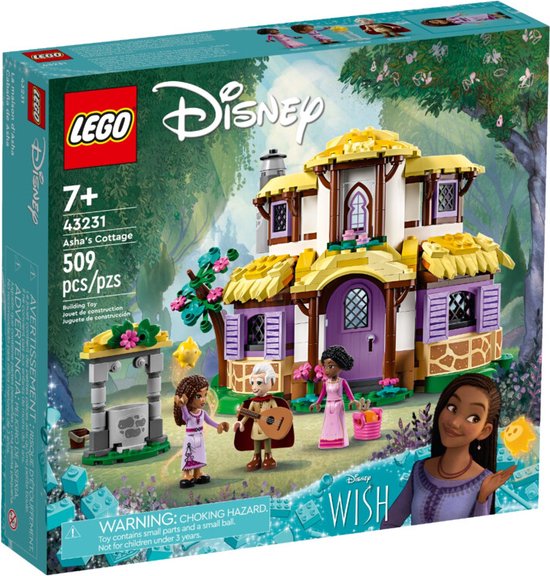 LEGO Disney Wish Asha's huisje Poppenhuis Speelgoed Set - 43231