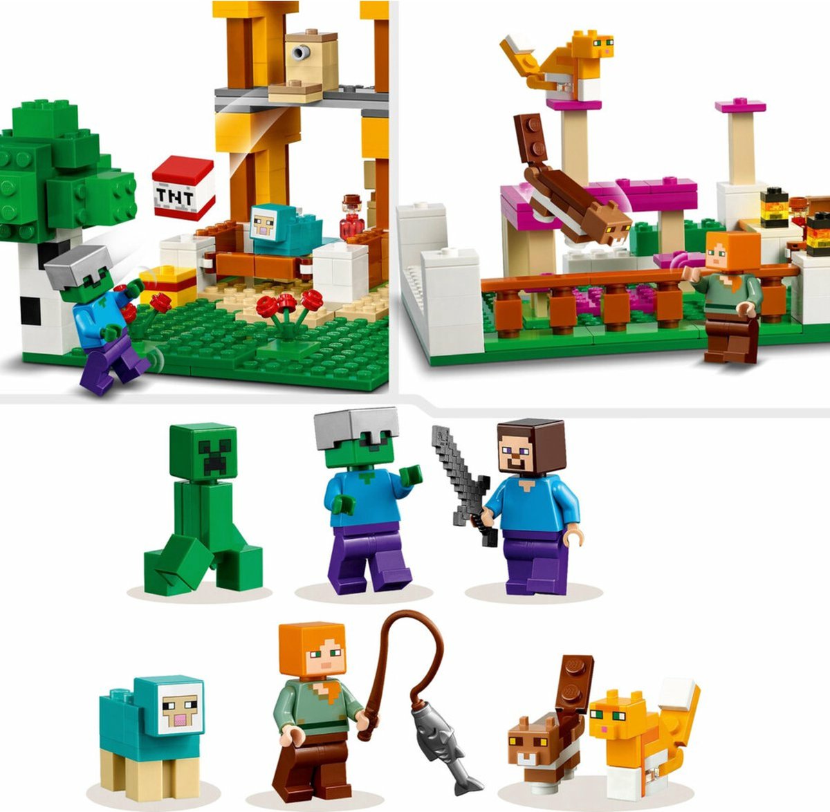 LEGO Minecraft The Crafting Box 4.0 21249 Building Toy Set, Custom-Build  Playset Featuring Classic Bricks, Figures and Game Accessories, Model  Guides Spark Creativity for 8 Year Old Kids 