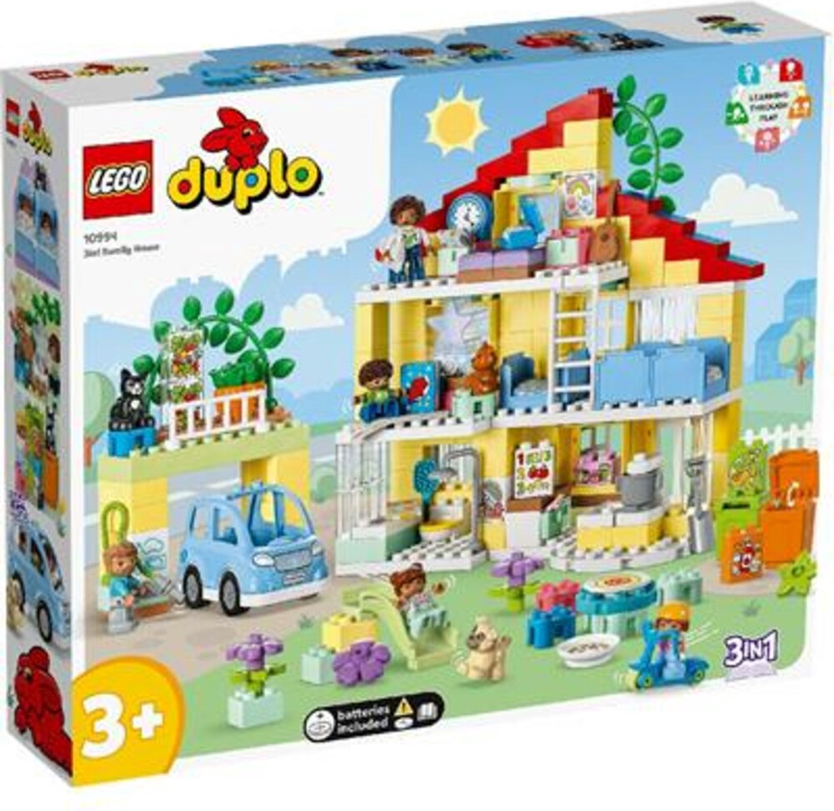 LEGO DUPLO 3in1 Familiehuis Poppenhuis - 10994 | bol