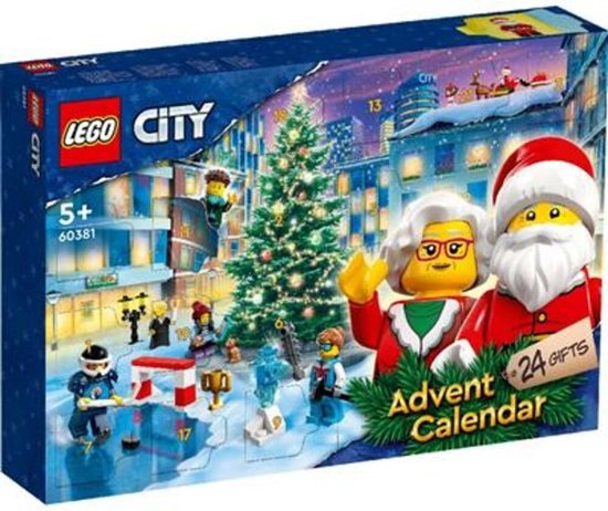 LEGO City Adventskalender 2023 met 24 Cadeautjes - 60381