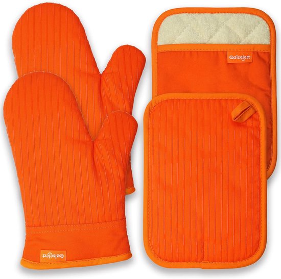 Gants de Cuisine et Maniques Gants en Silicone Antidérapant Gants