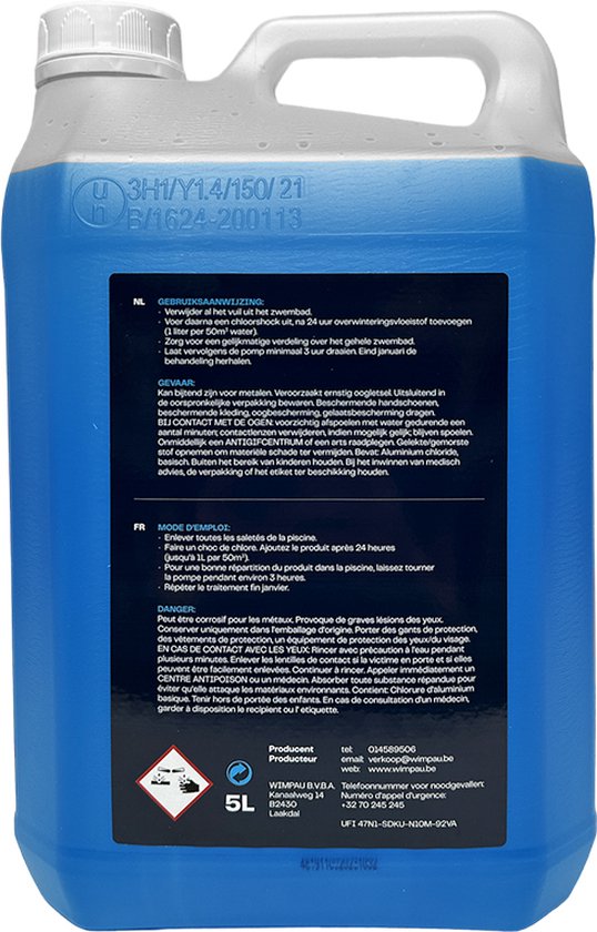Splash-X Overwinteringsvloeistof voor het zwembad 5 liter bestellen