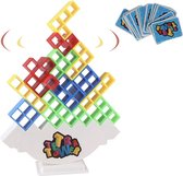 Jeu d'équilibre Tetra Tower - Jeu de Tower Tetris - Jouets Éducatif - Puzzle de construction 3D - Ensemble de construction - Jouets Montessori - Jouets fine - Bouwstenen colorés - Aperçu spatial - Jouets créatifs - TikTok