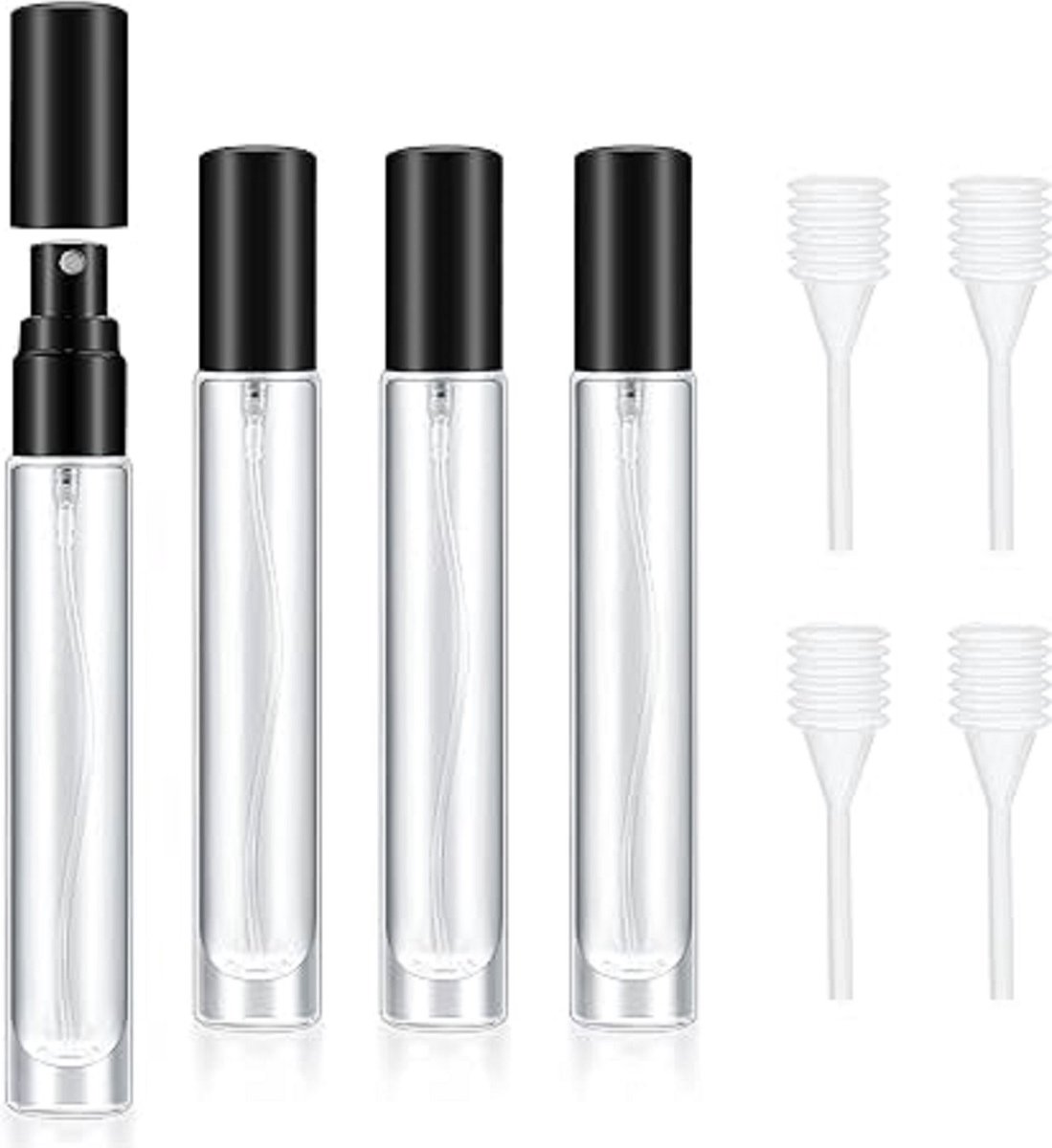Goedkoopste Spuitfles - Mistspuitfles / Hervulbare rolflessen - Voor reiniging, parfums, etherische olein