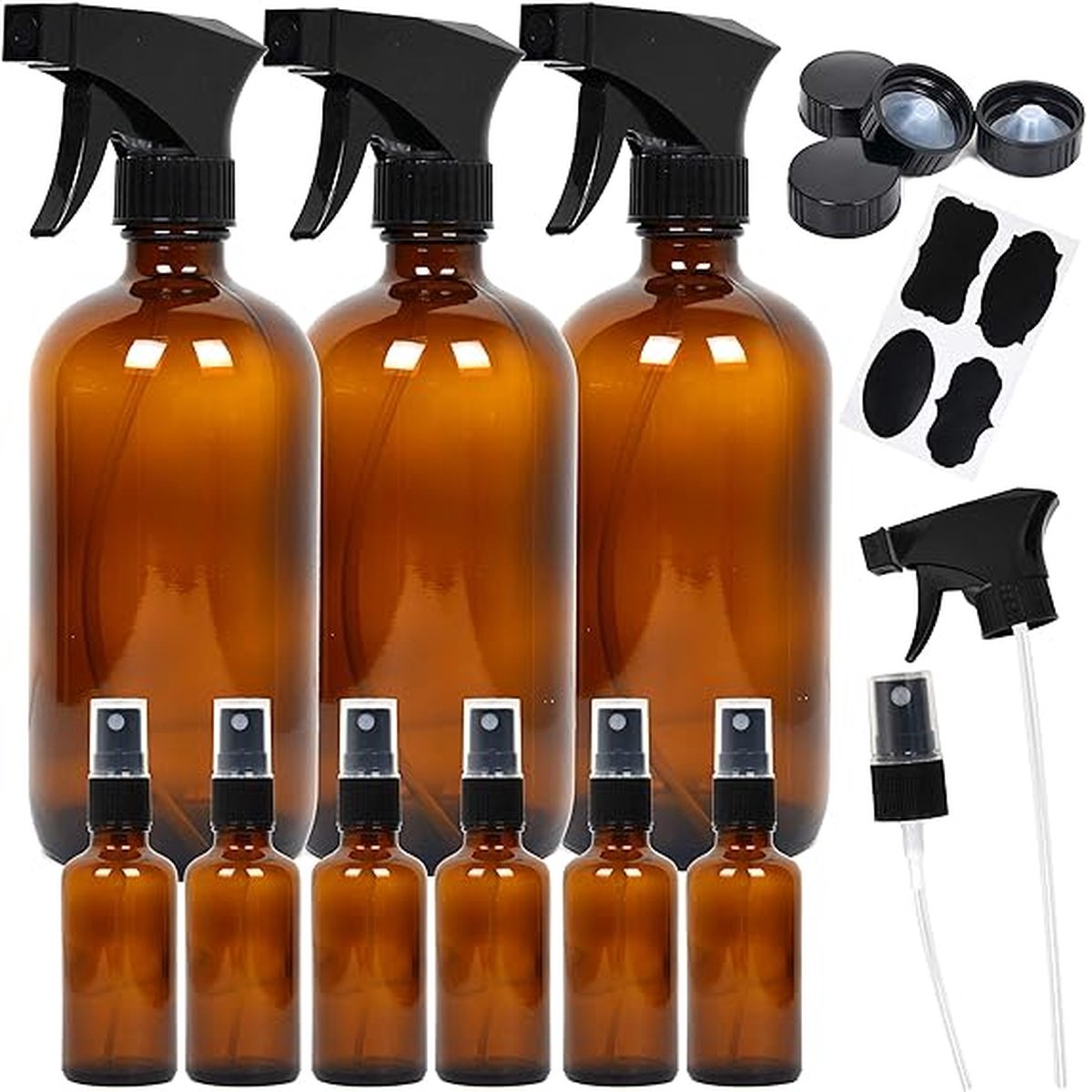 Goedkoopste Spuitfles - Mistspuitfles / Hervulbare rolflessen - Voor reiniging, parfums, etherische olein