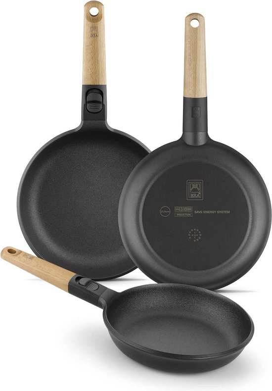Tefal Expertise Koekenpannenset 2-delig 24 28 cm - Zwart Aluminium