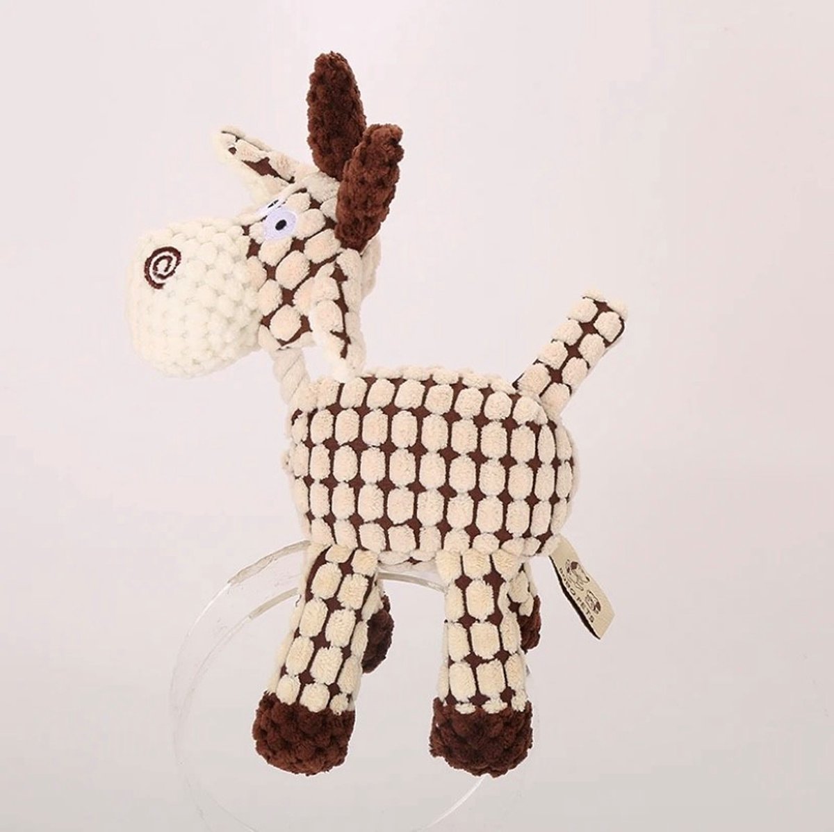 Meritosh© Koe honden knuffel - Hondenspeelgoed - Kauwspeelgoed - Puppy knuffel - Multifunctioneel