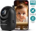 Babyfoon met Camera en App – WiFi – FULL HD – Baby Monitor – Baby Camera – Babyfoons met Beweeg en Geluidsdetectie – Indoor – Night Vision for Baby/Nanny – Bestverkocht – Zwart