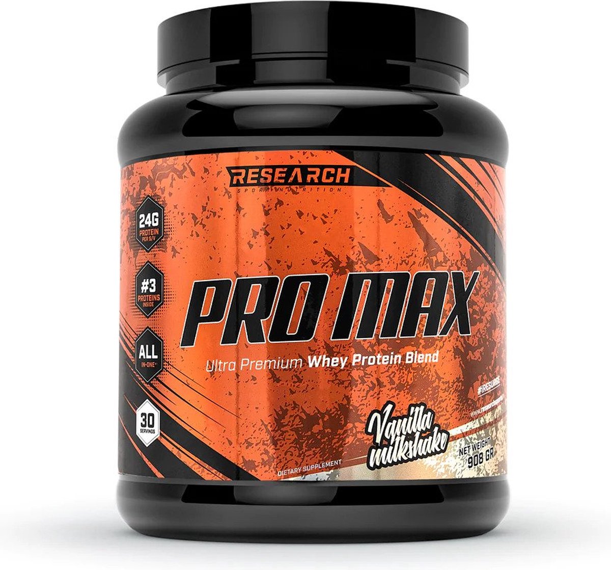 Research Pro Max All-day-protein - Eiwitten - 908gr - Vanilla