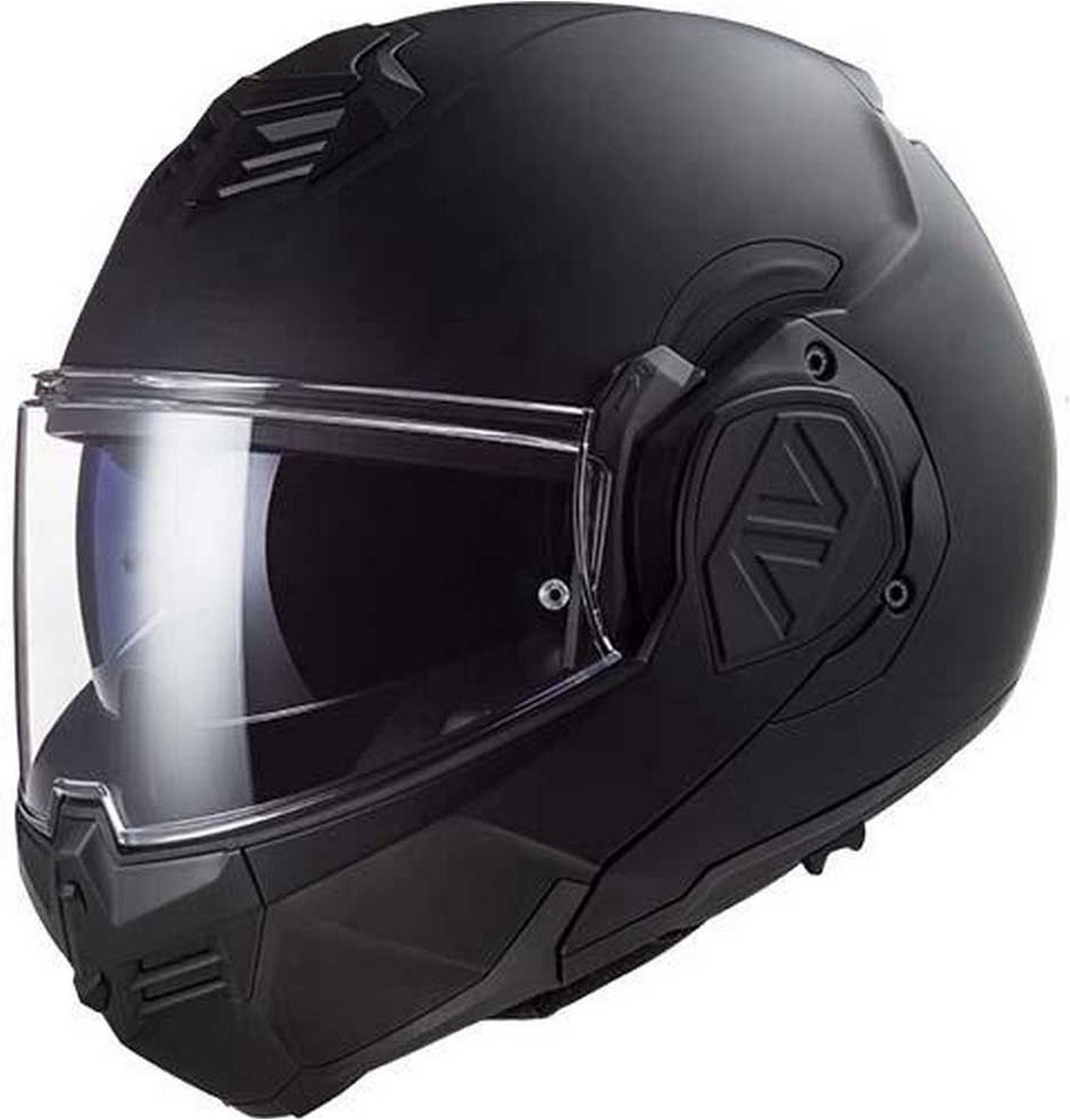 LS2 FF906 Avant Noir systeemhelm mat zwart XS