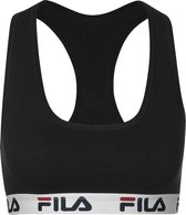 Fila - Woman Bra Elastic Band - Zwarte Sport Top - L - Zwart