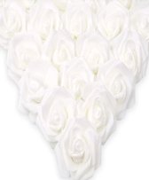 10 stuks kunstrozen bloemen bruidsboeket bloemen-DIY Gesimuleerde-roos met bloemhoofd - Champagne Boeketten Centerpiece voor Bruiloft Kerstfeest Tafel Decoraties