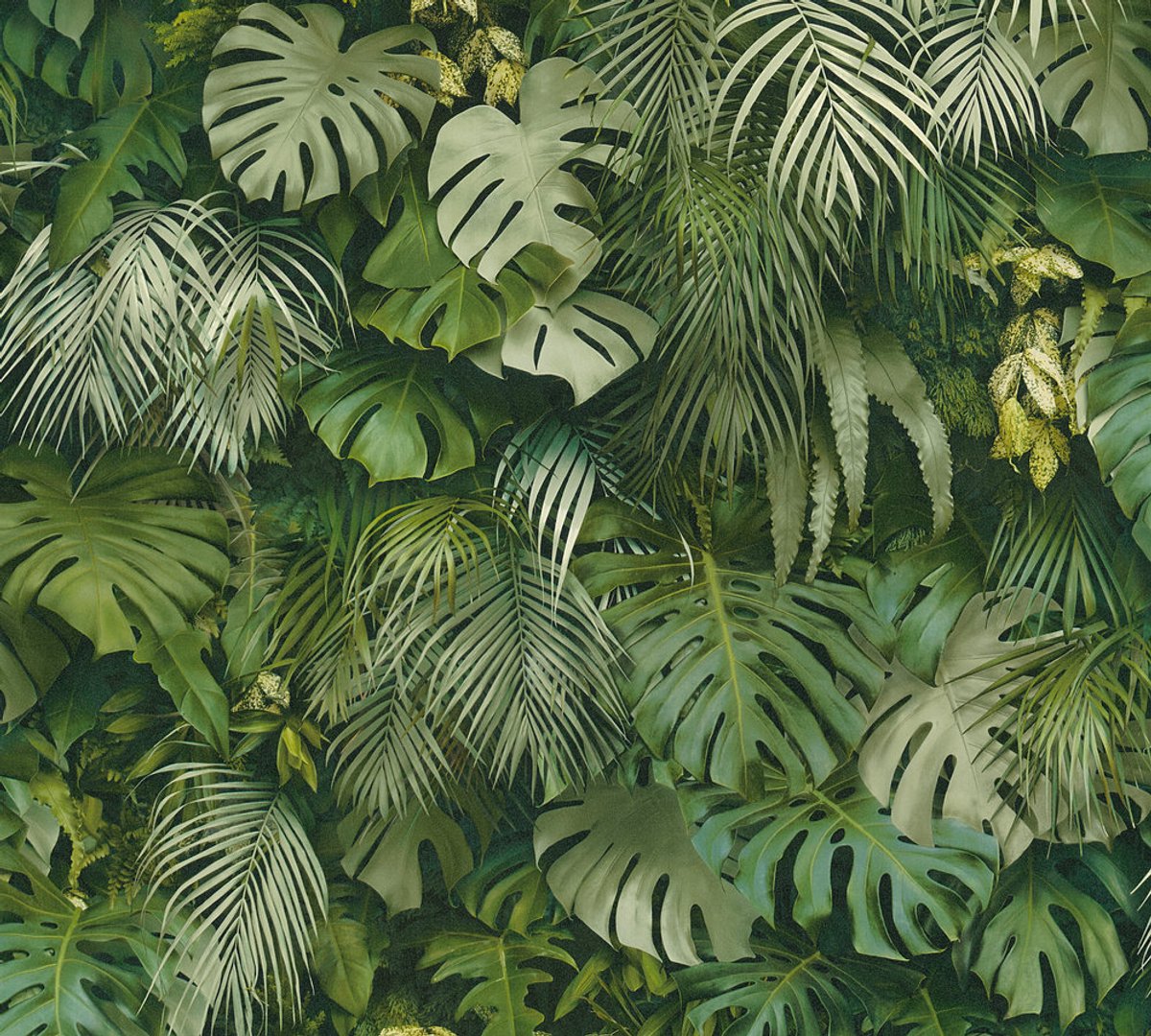 BLADEREN BEHANG | Botanisch - groen - A.S. Création Greenery