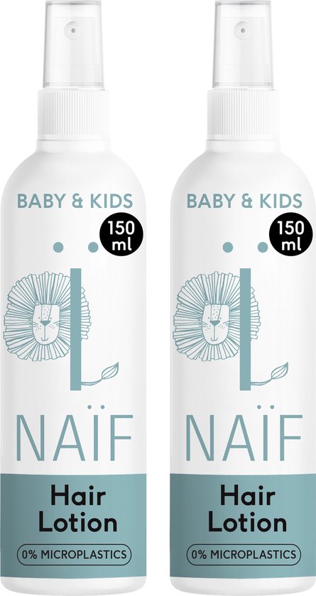 Naïf - Easy Styling Haarlotion Voordeelset - 2x150ml - Baby's en Kinderen - met Natuurlijke Ingrediënten