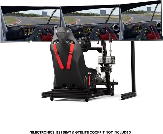 Next Level Racing - Elite Free Standing Triple Monitor Stand - Black van Next Level Racing — afbeelding 4
