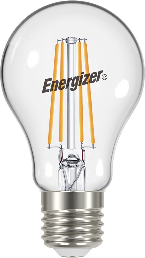 Energizer energiezuinige Led filament lamp - E27 - 7 Watt - warmwit licht - dimbaar - 5 stuks