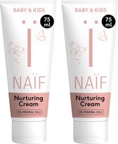 Naïf - Baby Crème Voordeelset - Baby's en Kinderen - met Natuurlijke Ingrediënten - 2x75ml
