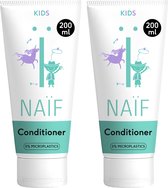 Naïf Kids Conditioner - Value Pack 2 x 200ml - avec des ingrédients naturels