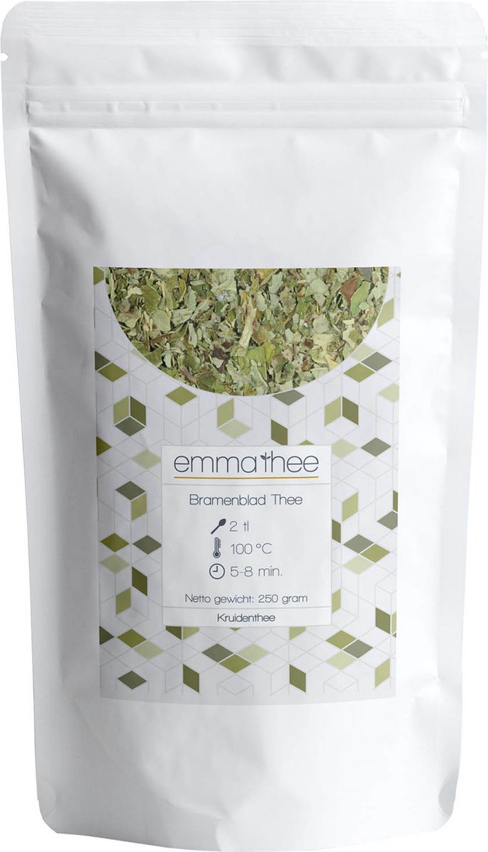 Bramenblad Thee 250 gram – Losse Kruidenthee – Blackberry Leaf Tea – Cafeïnevrij – Gedroogde Bramenbladeren