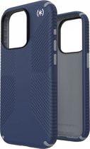 Geschikt voor Speck Apple iPhone 15 Pro Presidio2 Grip Cover Beige Geschikt Voor Mag Hoesje - Blauw