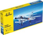 1:72 Heller 80360 Super Etendard Plane Plastic Modelbouwpakket