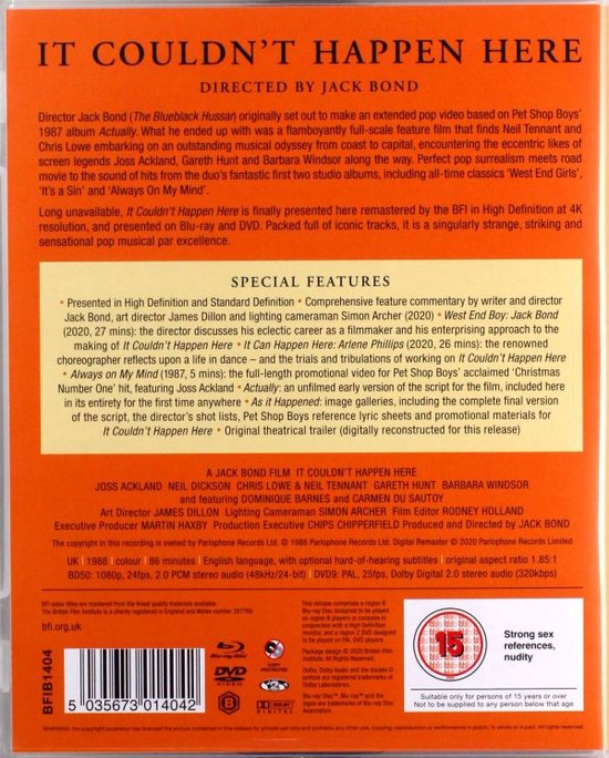 It Couldn't Happen Here [2xBlu-Ray]
