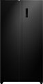 Exquisit CDJ445-040EB - 5 Jaar garantie - Amerikaanse koelkast - Met Display - No Frost - 442 Liter - Zwart
