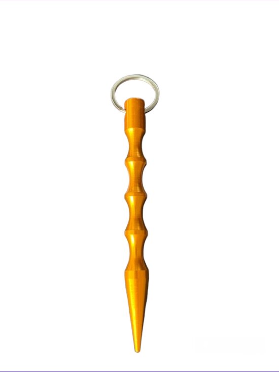 Kubotan - Sleutelhanger - Zelfverdediging - Oranje - Scherp - Self Defense Keychain
