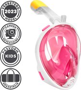 Gadgy Duikmasker Full Face Kinderen - Duikbril met Snorkel - Snorkelset Kinderen - Snorkelmasker Kind - Roze - Snorkelen en Duiken in 2024