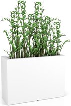 LONGERINO - Plantenbak - binnen en buiten - 100x35x70cm - wit