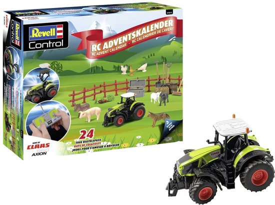 Foto: 1 60 revell 01053 rc claas axion 960 tractor adventskalender rc plastic modelbouwpakket