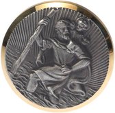 HP Autozubehör Christoffel amulette (Ø) 43 mm Or, Argent