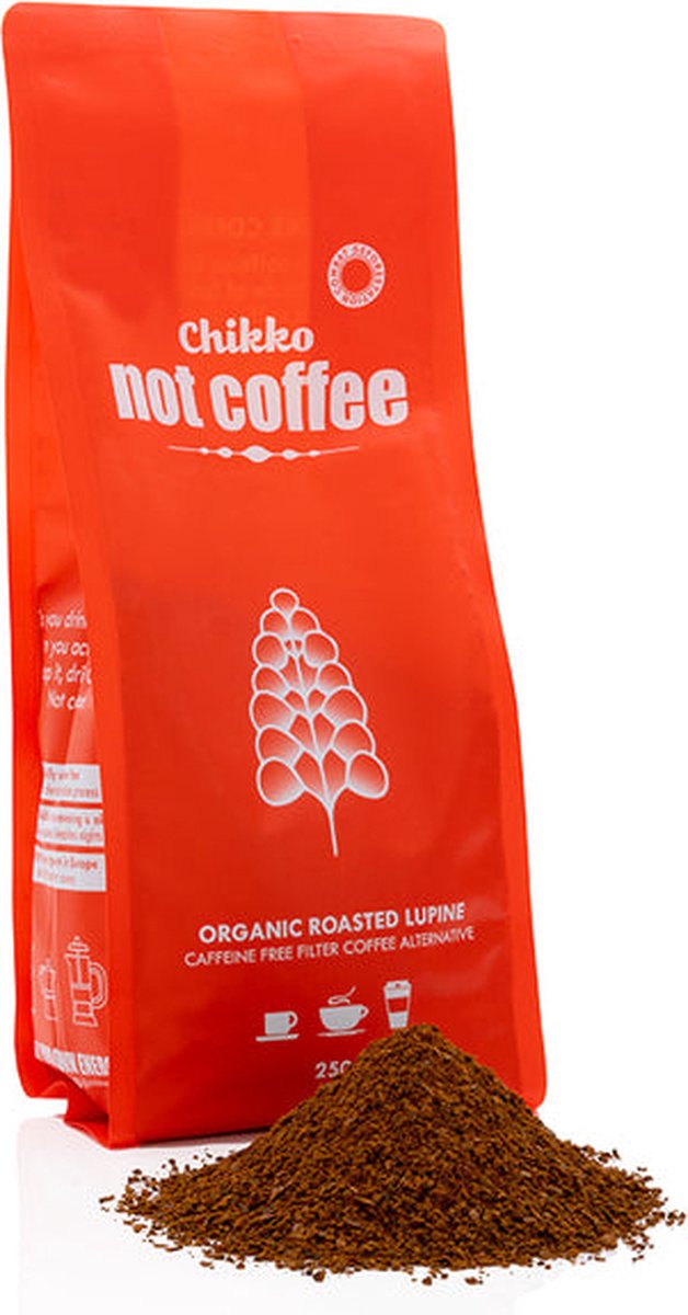Chikko Not Coffee Lupine Cafeïnevrij alternatief voor koffie Bio 250g