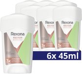 Bol.com Rexona Women Maximum Protection Sport Strength Anti-Transpirant Deodorant Stick - 6 x 45 ml - Voordeelverpakking aanbieding