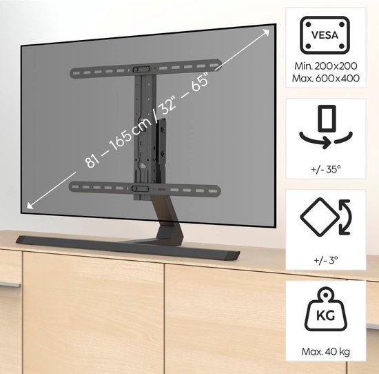 Support TV au sol Support TV avec roulettes pour écrans plasma/LCD/ LED  27-60 pouces