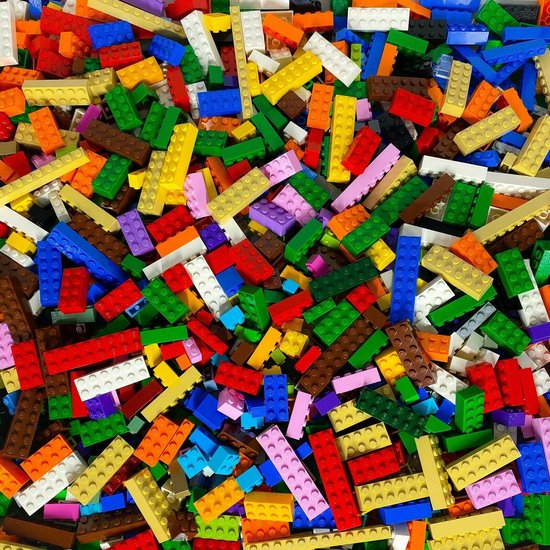Briques LEGO® briques spéciales colorées mélangées 10 000 g