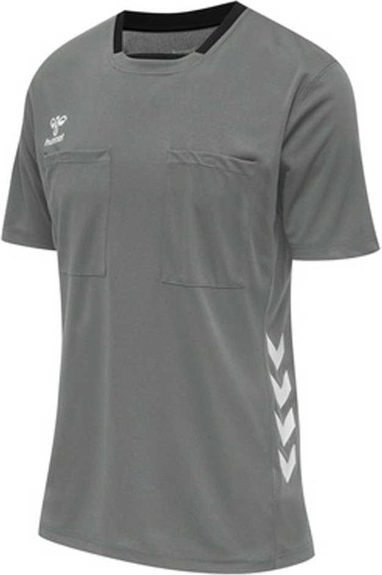 Hummel Referee Chevron SS Jersey Dames - sportshirts - grijs - Vrouwen