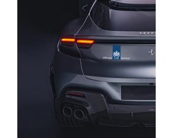 Officieel CJIB Sponsor Sticker Wit - 10 x 19 cm