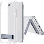 iMoshion Hoesje Geschikt voor iPhone SE (2022) / SE (2020) / 8 / 7 Hoesje - iMoshion Stand Backcover - Transparant