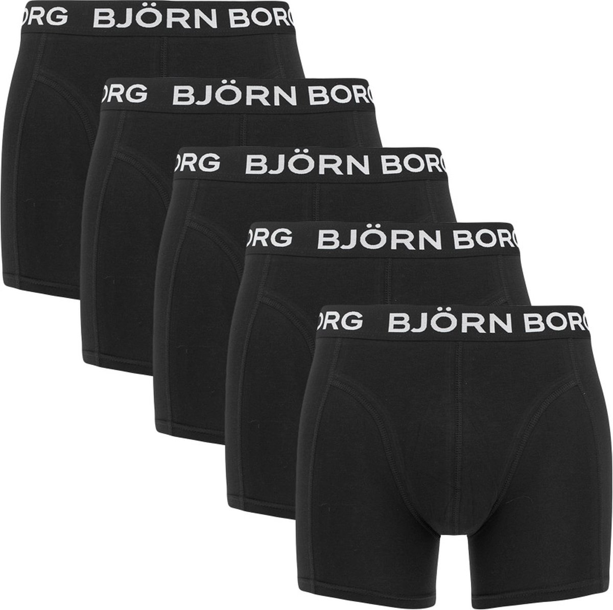 Björn Borg Boxershort Essential - Onderbroeken - Boxer - 5 stuks - Heren - Maat XL - Zwart - Björn Borg