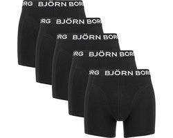 Björn Borg Boxershort Essential - Onderbroeken - Boxer - 5 stuks - Heren - Maat XL - Zwart