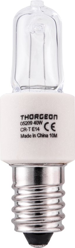 Thorgeon Halogen Lamp CERAM CR-T 40W E14 T13 590Lm h61mm