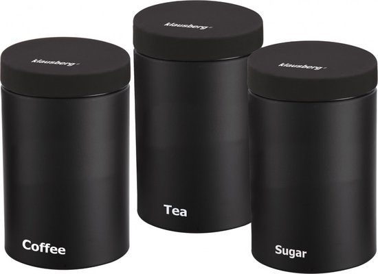 Set van 3 voorraaddozen koffie, thee suiker vintage lichtblauw (typhoon) - Het grootste online winkelcentrum Set van 3 voorraaddozen koffie, thee suiker vintage lichtblauw (typhoon) - Het grootste online winkelcentrum