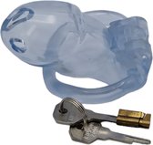 Chastity Cage Cockring Clear
