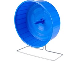 Duvoplus - Speelgoed Voor Dieren - Knaagdier - Looprad Plastiek M - Ø20cm Blauw - 1st
