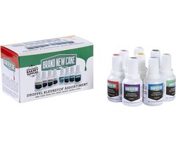 BrandNewCake® Druppel Kleurstof Assortiment - Set van 8 x 20gr - Eetbare Voedingskleurstof - Kleurstof Bakken