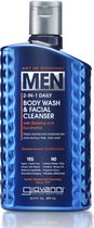 Giovanni Cosmetics - Men's 2-in-1 Daily Body Wash & Facial Cleanser