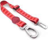 Morso ceinture de sécurité voiture pour chien rouge à lèvres recyclé rose 40-65x1,5 cm jusqu'à 4 kg
