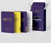 Klare Liefdestaal Gespreksbox - kaartspel voor volwassenen - Gespreksbox met 30 leuke, uitdagende gespreksvragen voor koppels om hun relatie te verdiepen