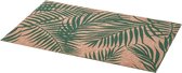 Rechthoekige placemat Palm groen - linnen mix - 45 x 30 cm - Onderleggers